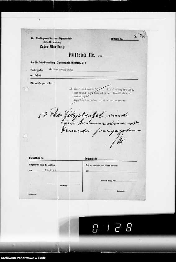 Obraz 5 z jednostki "Lieferscheine"