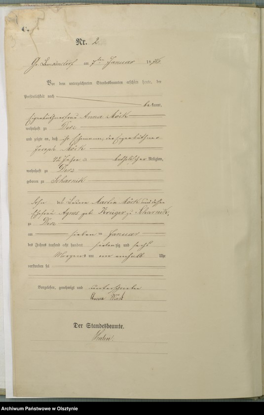 image.from.unit.number "Sterbe-Haupt-Register Nr 1 - 77"