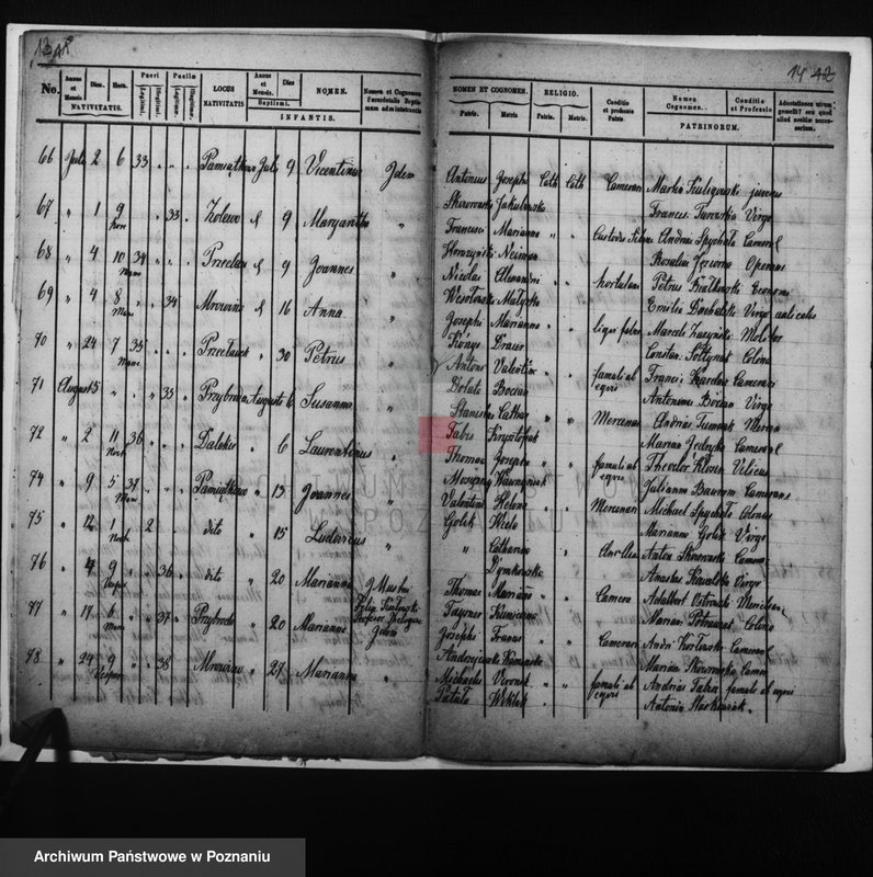 image.from.unit.number "Liber baptisatorum"