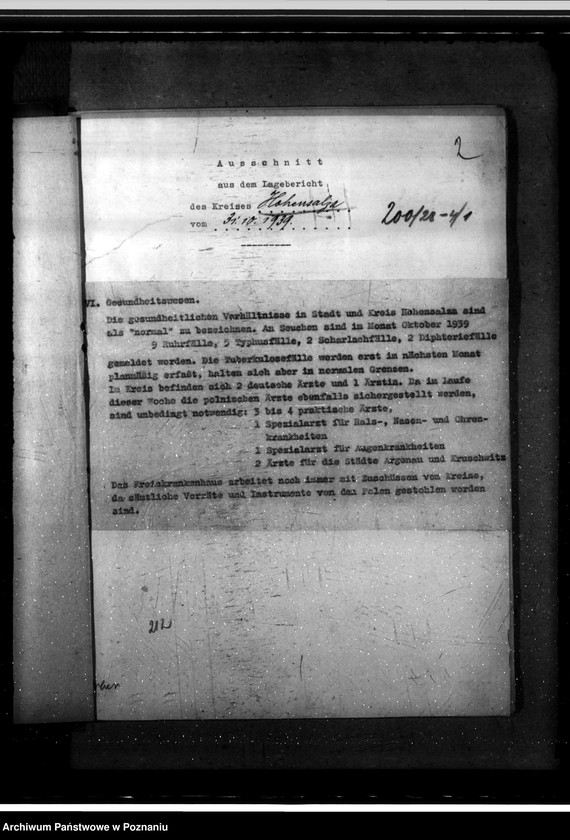 Obraz 6 z jednostki "Lageberichte der Gesundheitsämter"