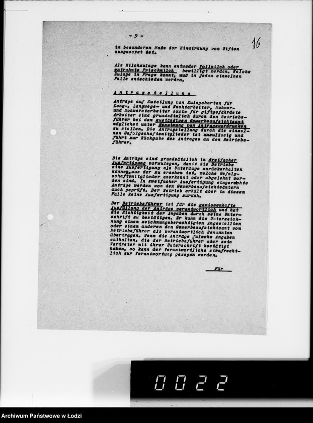 Obraz 20 z jednostki "Lebensmittelzuteilung für Lang- Schwer-und Nachtarbeiter"