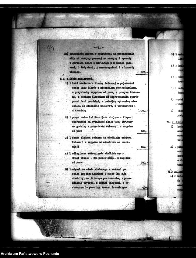 Obraz 19 z jednostki "/Sprawy szacunkowe majątku Jeżowo powiatu szubińskiego/"