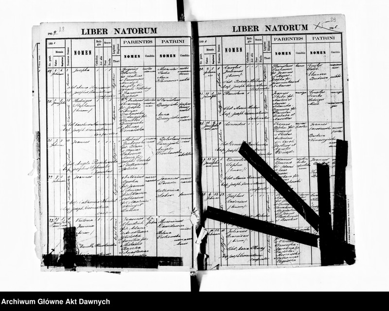 image.from.unit.number "Parafia: Lwów, parafia św. Marii Magdaleny. Dekanat: Lwów. Księga metrykalna urodzeń, ślubów i zgonów dla całej parafii."