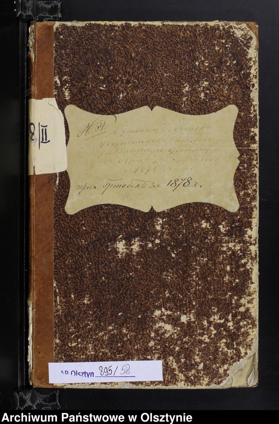 image.from.unit.number "Duplikat˝ Aktov˝ o Rodivšihsâ, Brakosočetavših˝ i Umerših˝ s˝ Prihoda Gržebsk˝ za 1878 god˝ [Duplikat. Akta stanu cywilnego urodzeń, małżeństw i zgonów Parafii Grzebsk za 1878 rok]"