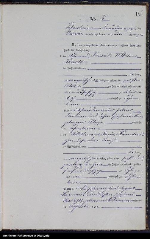 image.from.unit.number "Heiraths-Haupt-Register Nr 1 - 11"