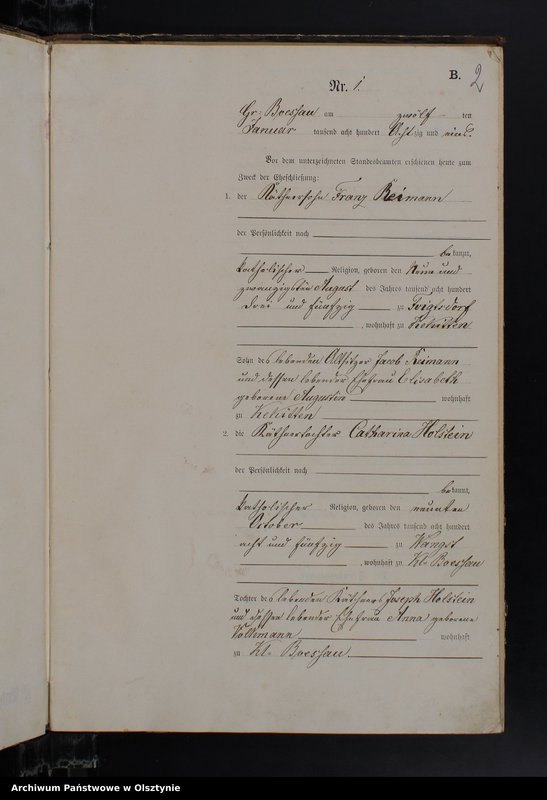 image.from.unit.number "Heiraths-Haupt-Register Nr 1 - 20"