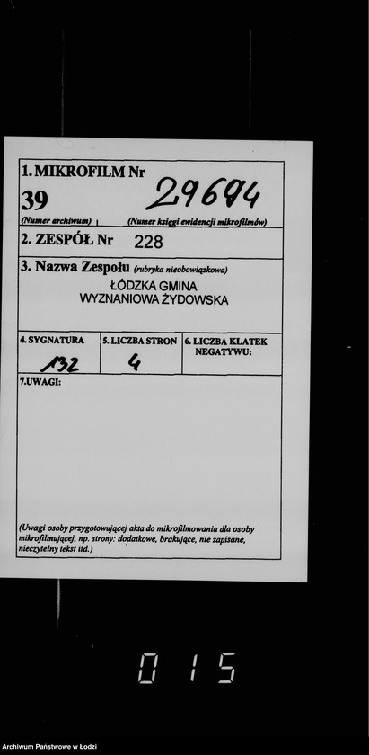 Obraz 3 z jednostki "Akta dotyczące zwolnienia dokumentów gminnych od opłat stemplowych"