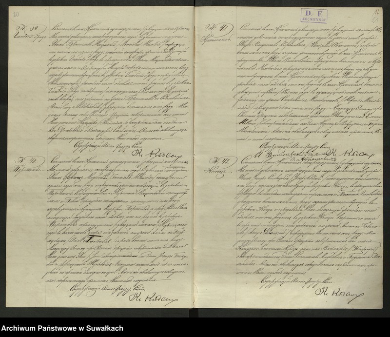 Obraz 13 z jednostki "Duplikat aktów stanu cywilnego rodzonych, zaślubionych i zmarłych z 1914 roku w parafii Krasnopol"