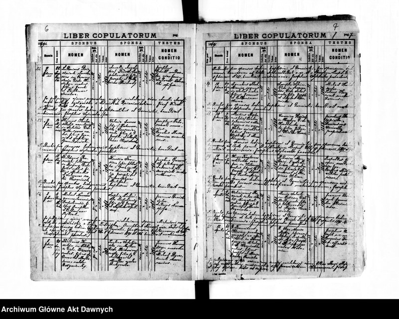 image.from.unit.number "Parafia: Lwów, parafia św. Marii Magdaleny. Dekanat: Lwów. Księga metrykalna urodzeń, ślubów i zgonów dla całej parafii."