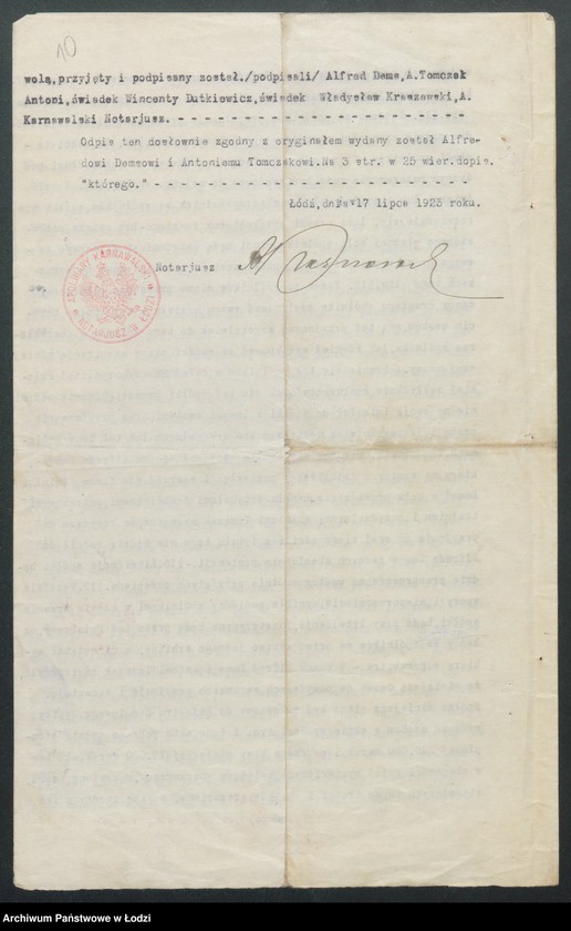 Obraz 12 z jednostki "Alfred Dems i Antoni Tomczak- handel wszelkimi towarami"