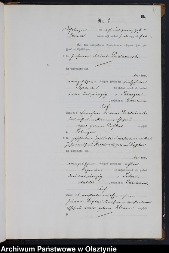 image.from.unit.number "Heiraths-Neben-Register Nr 1 - 20"