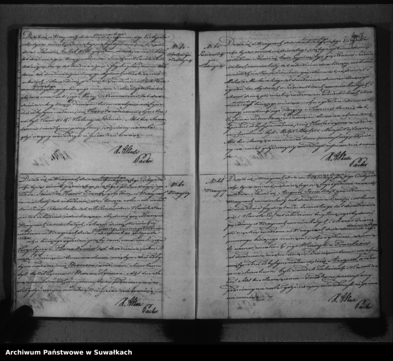 image.from.unit.number "Duplikat do zapisywania aktów urodzeń, zeyścia i ślubów w Parafii zwanej Wiżayny na rok 1855"