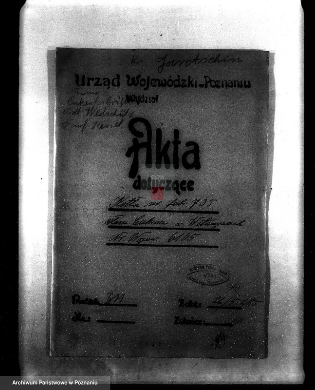 Obraz 5 z jednostki "Cukrownia Witaszyce nr fabr. kotła 735 nr woj. kotła 6105"