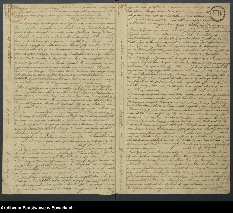 Obraz 4 z jednostki "Akta Urodzenia Stanu Cywilnego Gminy Kaletnickiey, od 1-go dnia Stycznia do ostatniego dnia Grudnia Roku 1823"