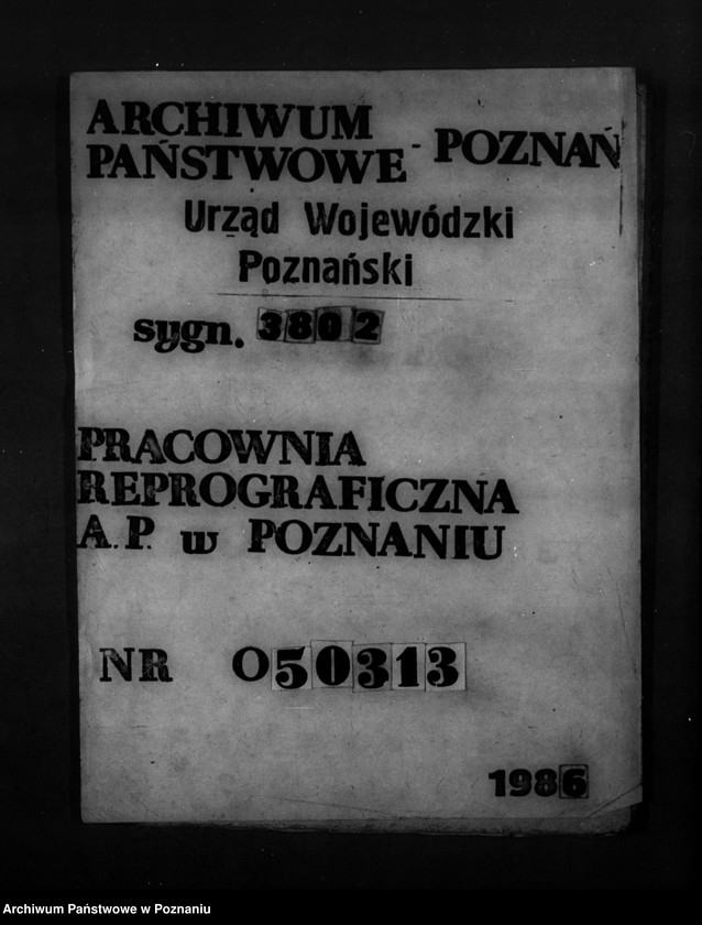Obraz 1 z jednostki "Nadzór nad gospodarką w lasach majątku Szreniawa powiat poznański"