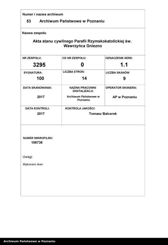 Obraz 1 z jednostki "Duplikat urodzonych"