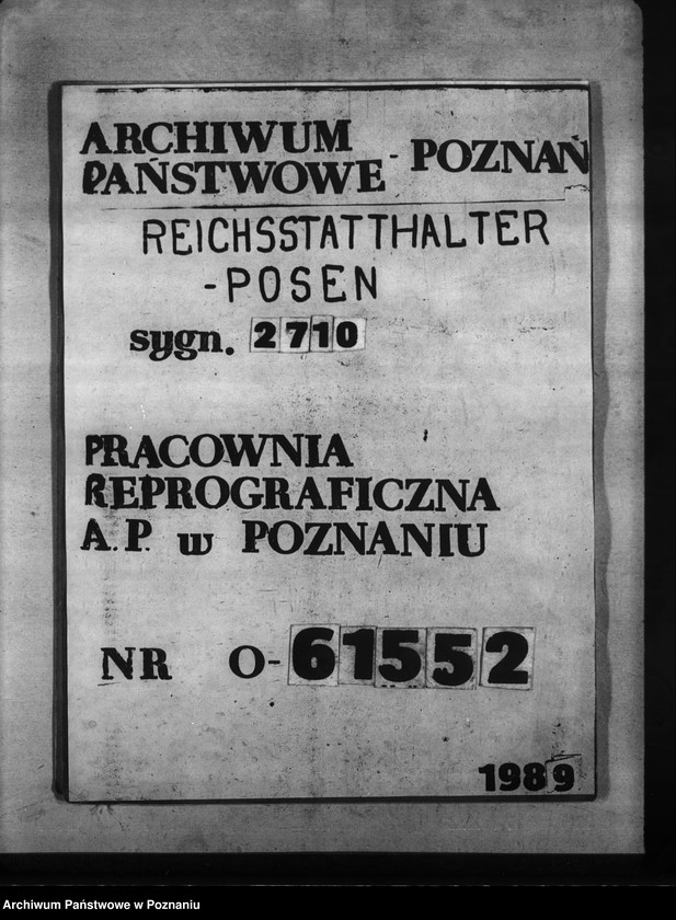 Obraz 1 z jednostki "Erläuterungen zu den Richtlinien für die Übertragung gemeindlicher Elektrizitätsversorgungsunternehmen auf die Elektrizitätswerke Wartheland A.G. - Posen"
