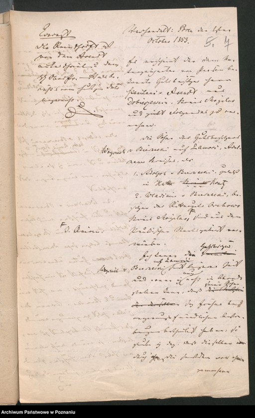 Obraz 10 z jednostki "A. betr. den polnischen Flüchtling Adolf von Biernacki"