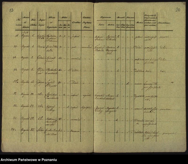 Obraz 13 z jednostki "Księga zgonów"