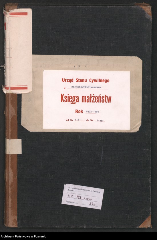 Obraz 2 z jednostki "[Księga małżeństw]"