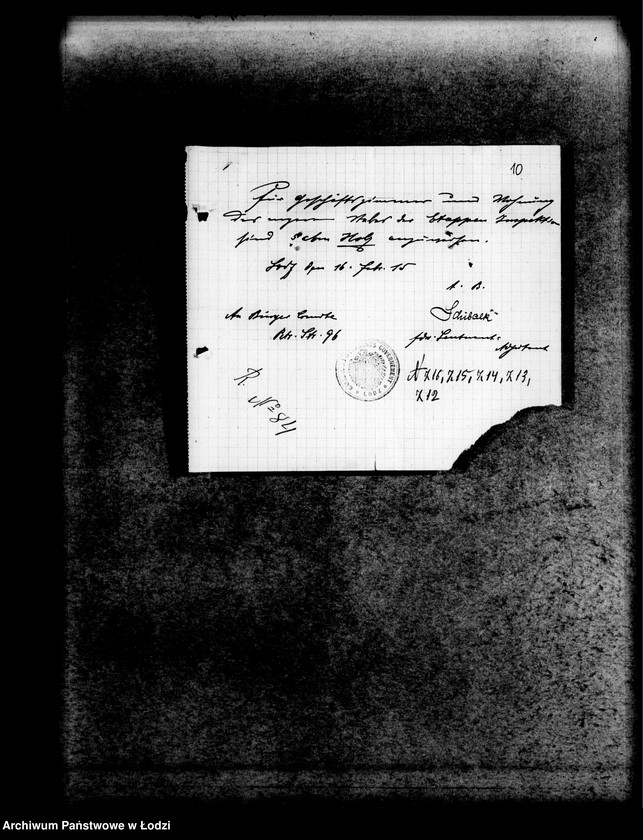 Obraz 13 z jednostki "Dokumenty dotyczące władz niemieckich [drzewo]"