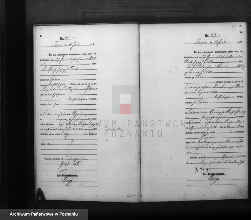 Obraz 12 z jednostki "Księga urodzeń t. II"