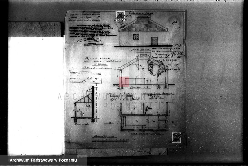 Obraz 16 z jednostki "Tartak w maj. Klęka pow. jarociński, własność Jonanne nr woj. kotła 6113 nr fabr. kotła 22849"