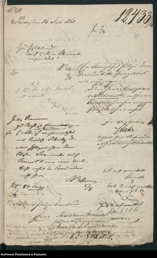 Obraz 9 z jednostki "A. betr. die Familie von Skarzewski"