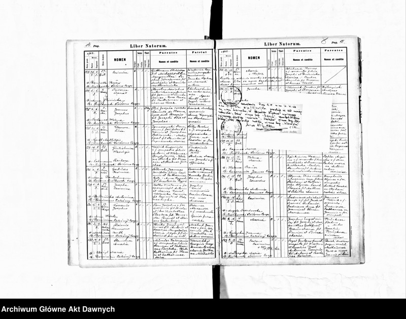 image.from.unit.number "Parafia: Lwów, parafia św. Anny. Dekanat: Lwów. Księga metrykalna urodzeń, ślubów i zgonów dla całej parafii miejskiej i wsi Kleparów."