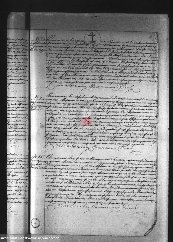 image.from.unit.number "[Księga akt zgonów wyznania rzymskokatolickiego parafii w Jeleniewie]"