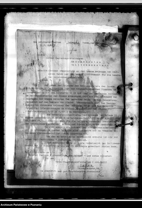 Obraz 12 z jednostki "Genzeinlasstellen. Vieheinfuhr"