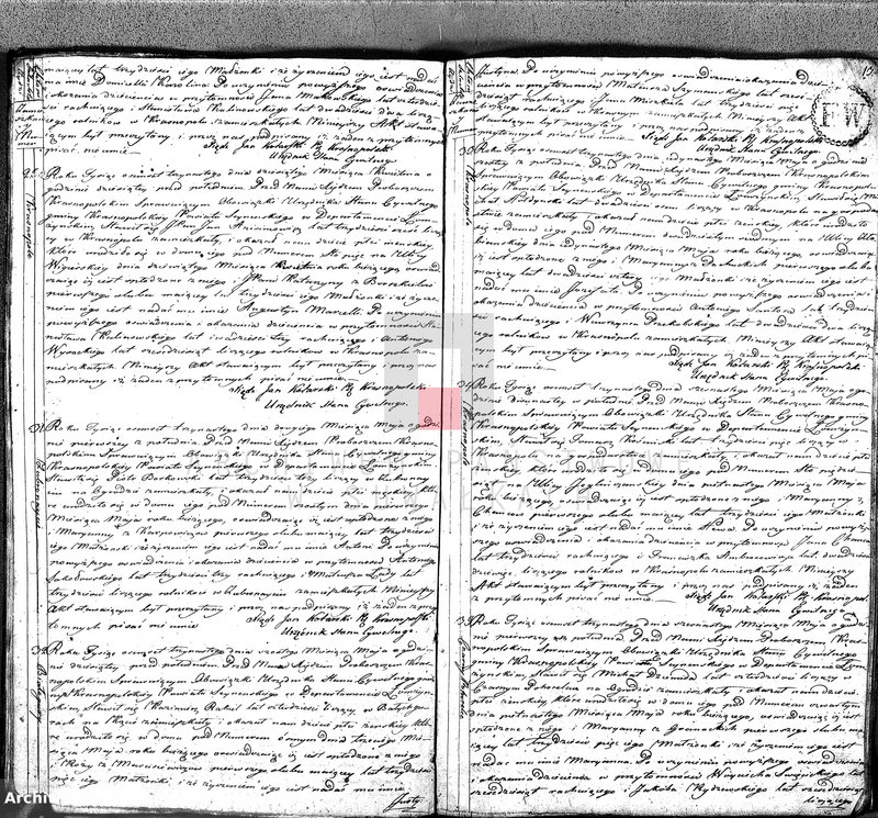 image.from.unit.number "Akta Cywilne Urodzonych Gminy Krasnopolskiey Pttu Seyneńskiego Depptu Łomżyńskiego 1813 R."