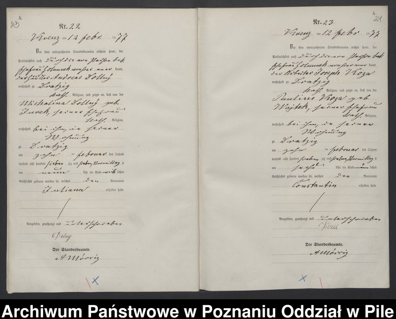 Obraz 15 z jednostki "Księga urodzeń"