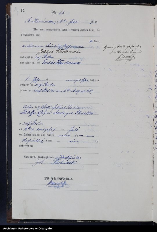 image.from.unit.number "Sterbe-Haupt-Register Nr 55 - 116 /część księgi/"