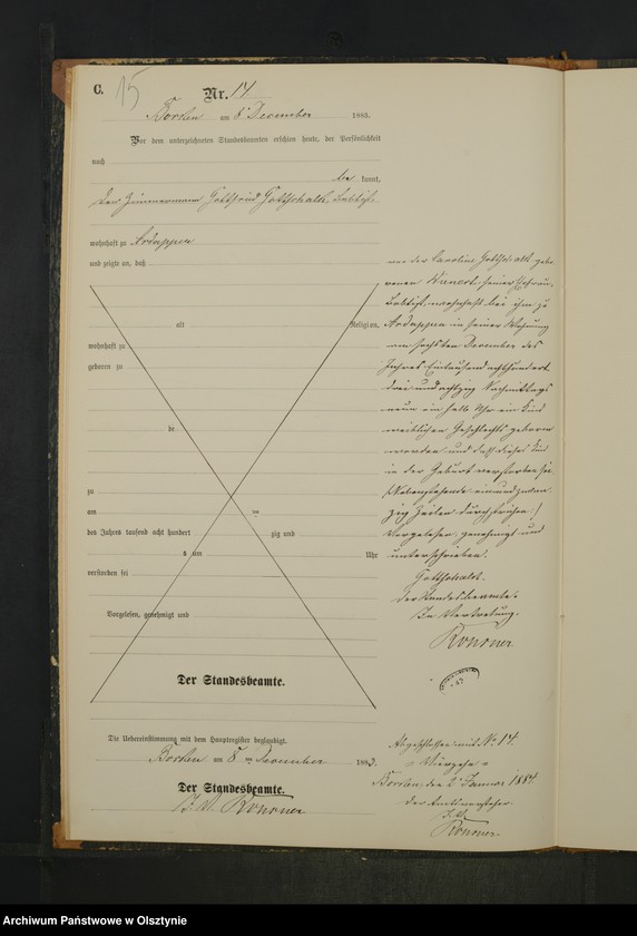 image.from.unit.number "Sterbe-Neben-Register Nr 1 - 14"