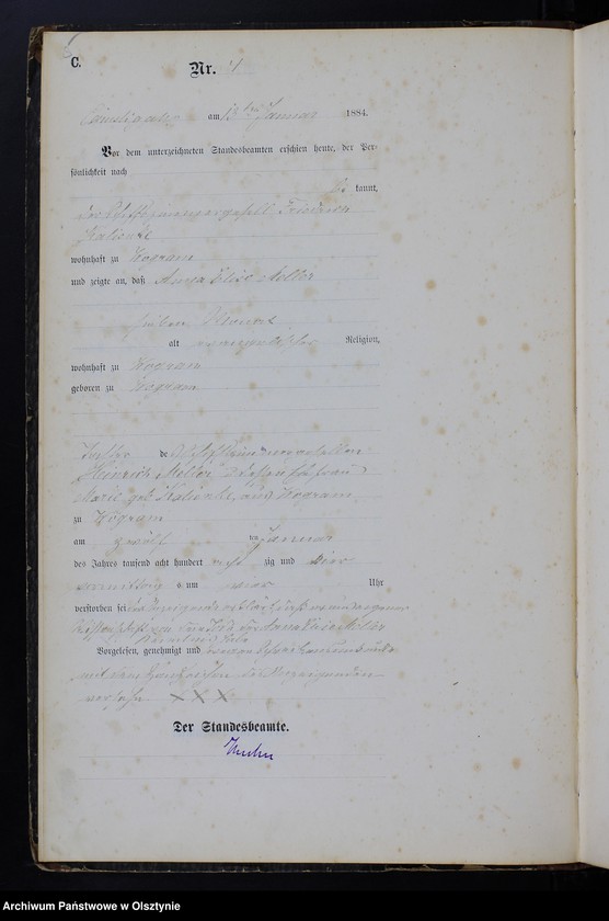 image.from.unit.number "Sterbe-Haupt-Register Nr 1 - 104"