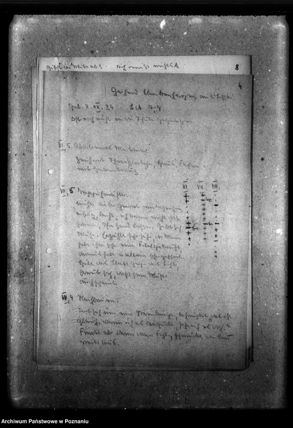 Obraz 8 z jednostki "NSV Jugendheimstätte und Pflegestelle [Wyniki badań psychologicznych dzieci przewidzianych do przekazania placówkom opiekunczym i rodzinom zastępczym]."