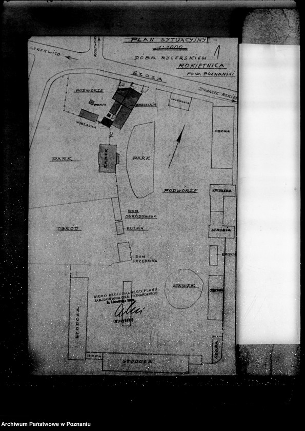 Obraz 5 z jednostki "Rysunek na rozbudowę gorzelni rolniczej w dobrach rycerskich O. Hantelmanna w Rokietnicy powiat poznański"