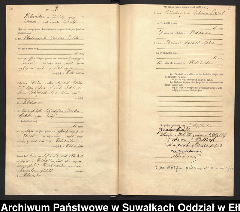 image.from.unit.number "Heirats=Haupt=Register des Königlichen Preussischen Stande-Amtes Nikolaiken Kreis Sensburg"