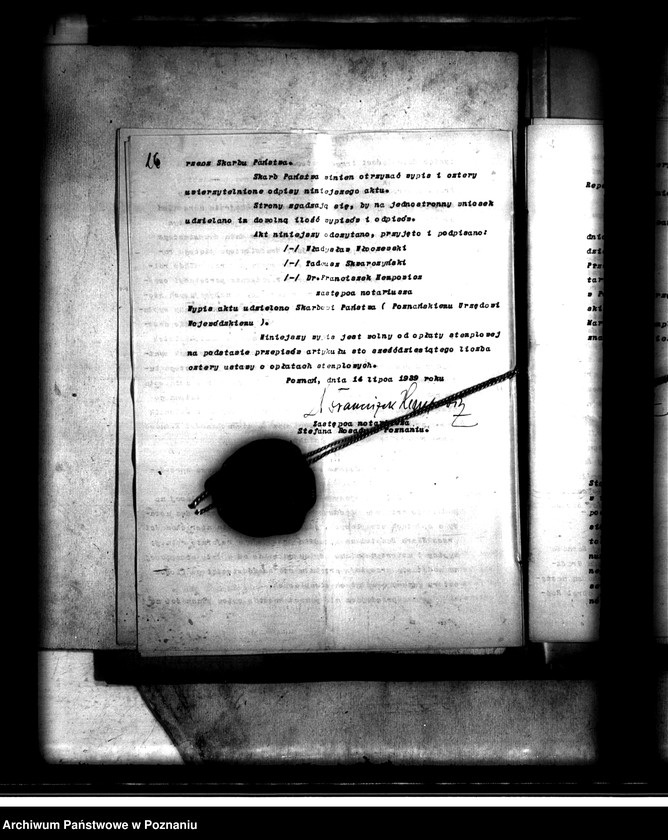 Obraz 20 z jednostki "Majątek Rożnowo powiatu obornickiego nabycie nieruchomości w trybie w trybie art. 8 ustawy o wykonaniu reformy rolnej"