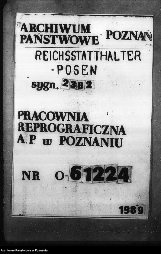 Obraz 1 z jednostki "Aufnahme der Schüler in die Oberschulen. Einsatz der Schüler in die Wehrmacht. Kinderlandverschicken. Auslese der Schülern."
