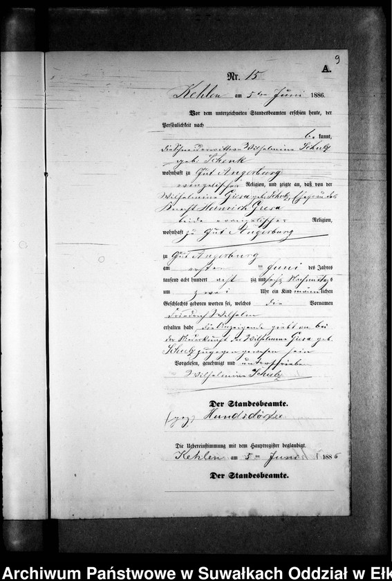image.from.unit.number "Geburts-Neben-Register des Preussischen Standes-Amtes Kehlen Kreis Angerburg"