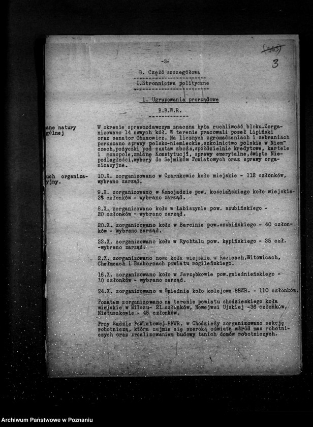 Obraz 7 z jednostki "Sprawozdania z polskiego legalnego ruchu polityczno-społecznego za miesiące październik, listopad, grudzień 1932 r."