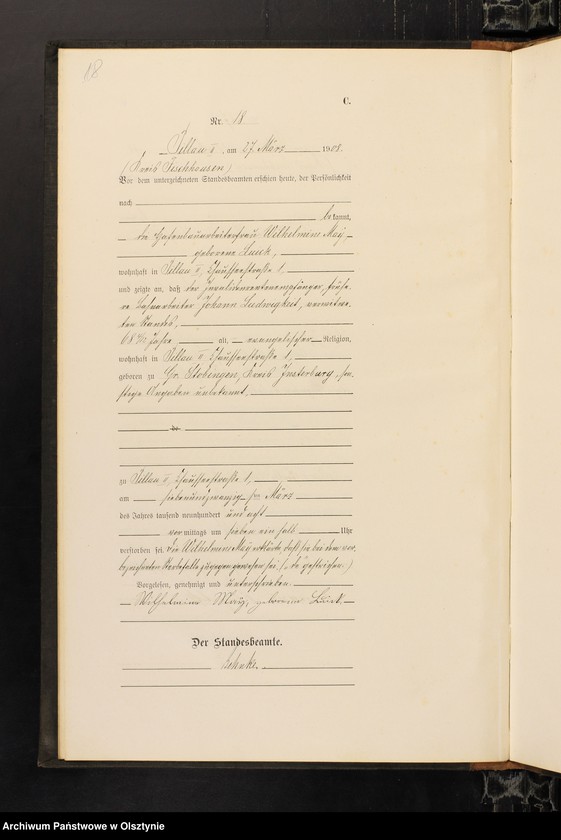 image.from.unit.number "Sterbe-Haupt-Register Nr 1 - 82 i 1 - 71"