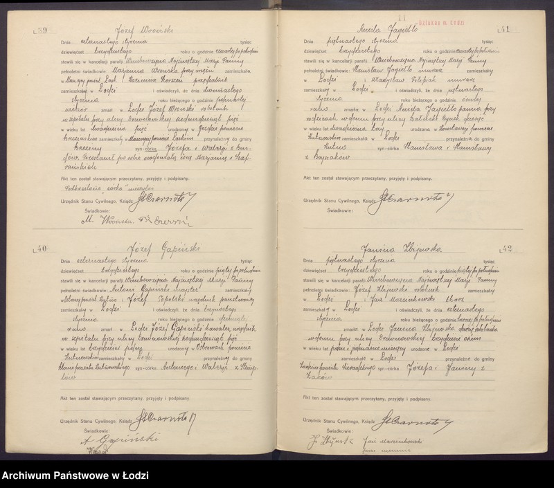 Obraz 13 z jednostki "Akta zgonów"