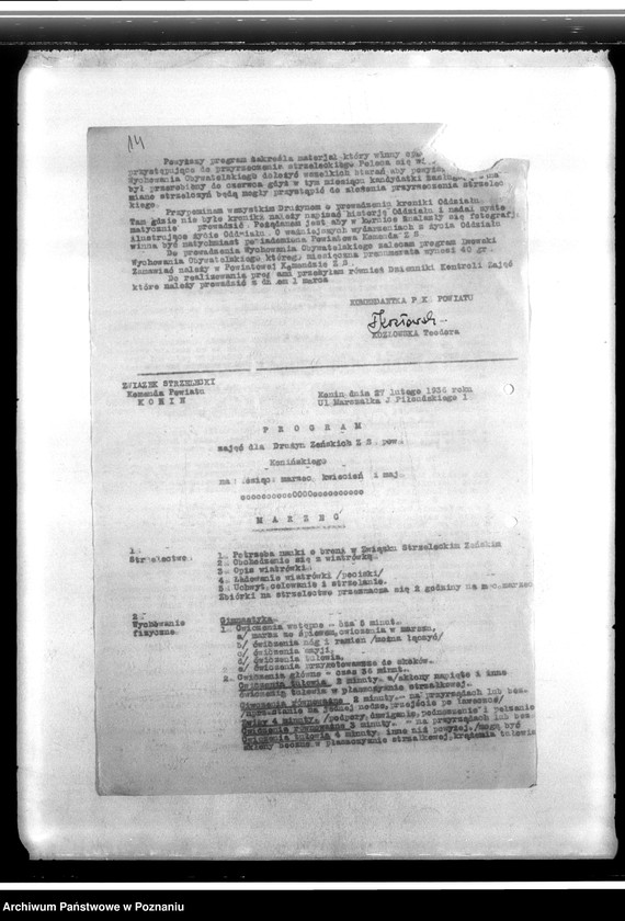 image.from.unit.number "Korespondencja Związku Strzeleckiego - dotycząca głównie Komendantki Pracy Kobiet powiatu Konin"