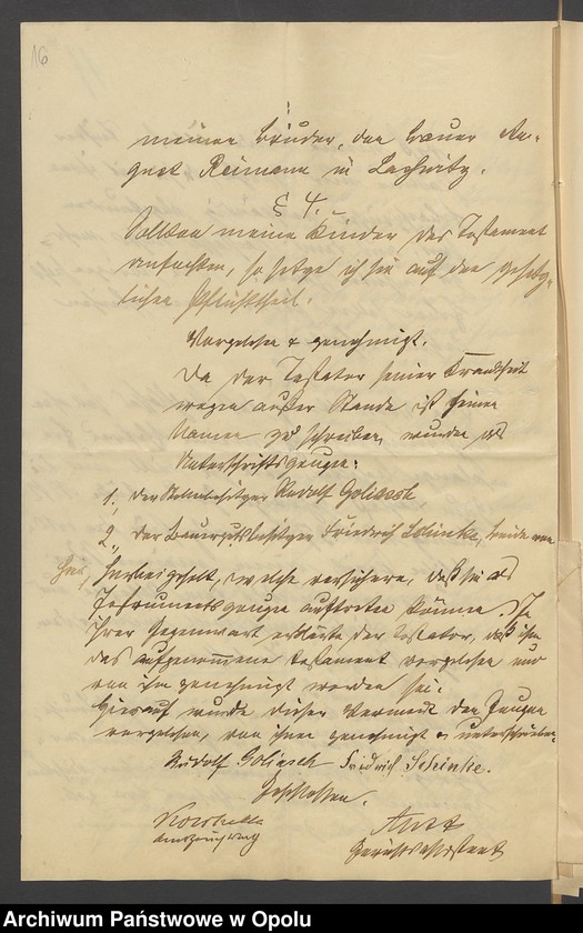 image.from.unit.number "Testament des Gasthausbesitzers Wilhelm Reimann zu Elsnig"