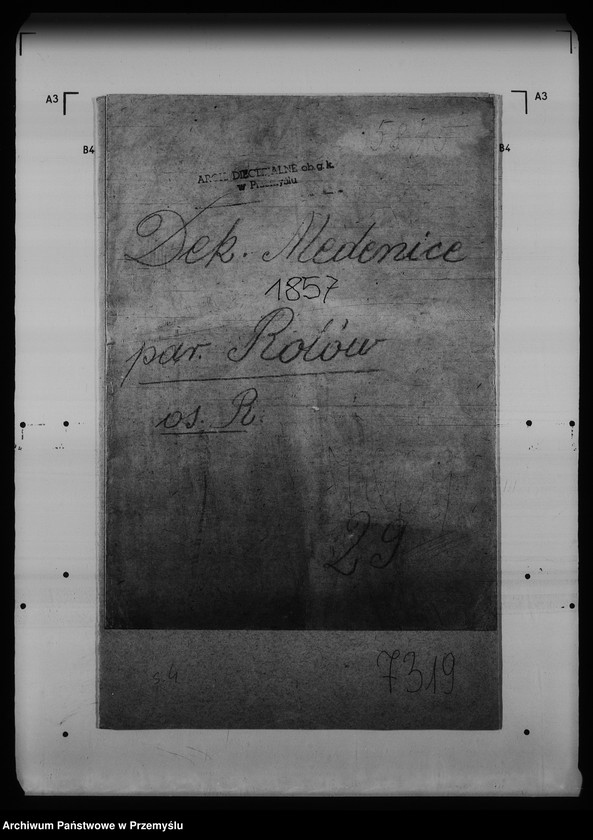 Obraz 4 z jednostki "[Kopie ksiąg metrykalnych parafii Rolów (dekanat Medenice)]"