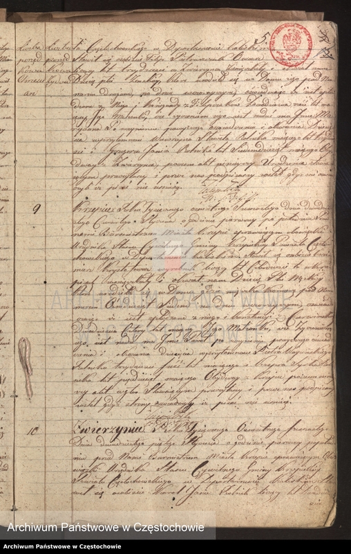 image.from.unit.number "Księga [akt] urodzenia gminy Krzepickiej na rok 1816"