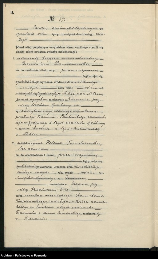 image.from.unit.number "Księga miejscowa małżeństw tom IV [Rejestr główny małżeństw]"